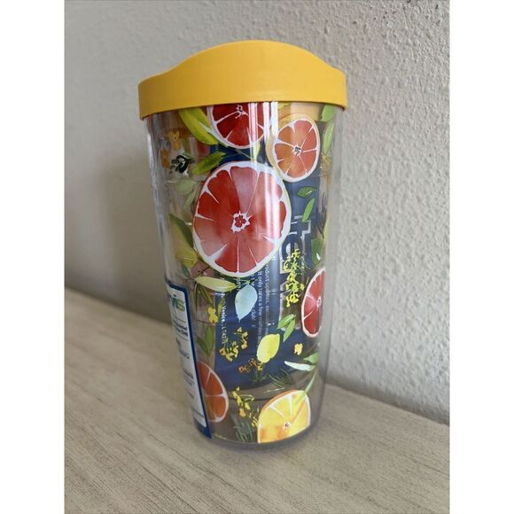 TERVIS Yao Cheng Citrus Insulated Tumbler with Wrap Lid 16oz NWT - Picture 2 of 6